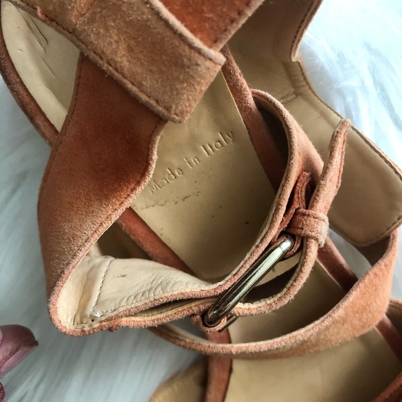 J.Crew | Lucca Suede buckle heeled Sandals - Picture 9 of 10
